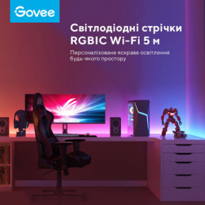    Govee H618A RGBIC Basic Wi-Fi + Bluetooth LED Strip Light 5 White (H618A3D1) 6