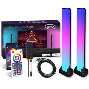  LED  Epik RGB 5V Panel 1 Bluetooth dual pack USB interface with app Black