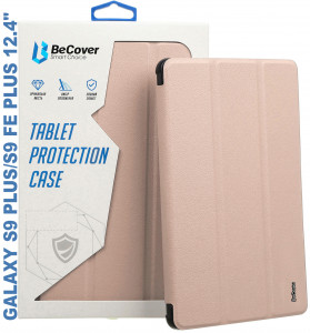- BeCover Soft Edge    Samsung Galaxy Tab S9 Plus (SM-X810/SM-X816)/S9 FE Plus (SM-X610/SM-X616) 12.4 Pink (710408)