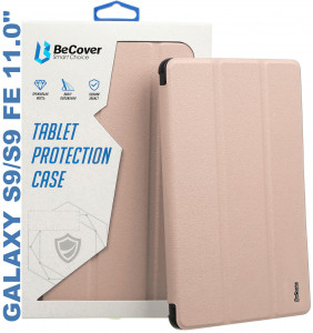 - BeCover Soft Edge    Samsung Galaxy Tab S9 (SM-X710/SM-X716)/S9 FE (SM-X510/SM-X516B) 11.0 Pink (710442)