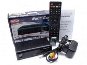 TV- ()  World Vision Foros Combo DVB-T2/S2 4