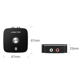  Bluetooth UGREEN Wireless Bluetooth Audio Receiver 5.1 with 3.5mm and 2RCA Adapter CM106 (40759) 5
