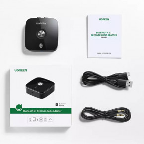  Bluetooth UGREEN Wireless Bluetooth Audio Receiver 5.1 with 3.5mm and 2RCA Adapter CM106 (40759) 6