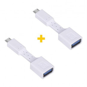  XoKo AC-110 USB-microUSB White 2. (XK-AC110-WH2)