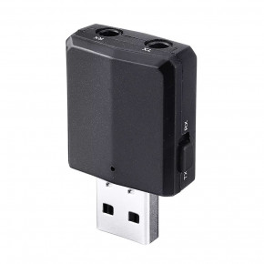 USB Bluetooth - v5.0 HQ-Tech ZF-169 Plus, USB power, A2DP+AVRCP, DC3.5, LED, box 8