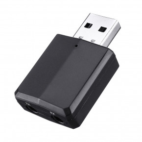 USB Bluetooth - v5.0 HQ-Tech ZF-169 Plus, USB power, A2DP+AVRCP, DC3.5, LED, box 9