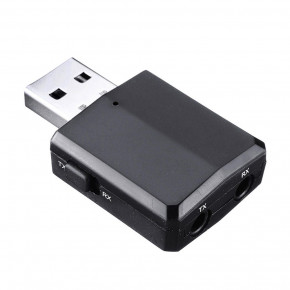 USB Bluetooth - v5.0 HQ-Tech ZF-169 Plus, USB power, A2DP+AVRCP, DC3.5, LED, box 10