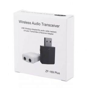 USB Bluetooth - v5.0 HQ-Tech ZF-169 Plus, USB power, A2DP+AVRCP, DC3.5, LED, box 11
