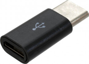  Patron PN-MIC-TYPE-C micro USB - TYPE-C (F/M) Black 3