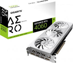  GIGABYTE GeForce RTX 4060 8GB GDDR6 AERO OC (GV-N4060AERO_OC-8GD) 8