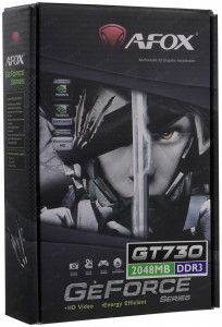  Afox GeForce GT730 2Gb DDR3 (AF730-2048D3L6) 3