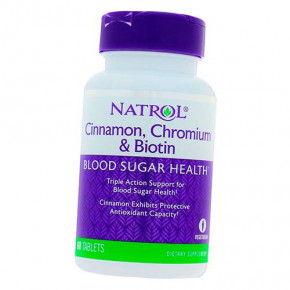  Natrol Cinnamon, Chromium & Biotin 60 (36358017)