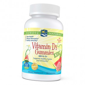  3   Nordic Naturals Vitamin D3 Gummies Kids 120  (36352036)