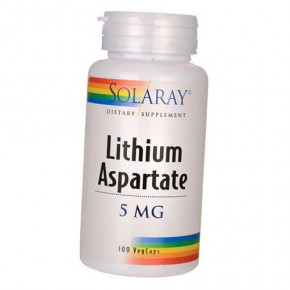  Solaray Lithium Aspartate 5 100  (36411037)
