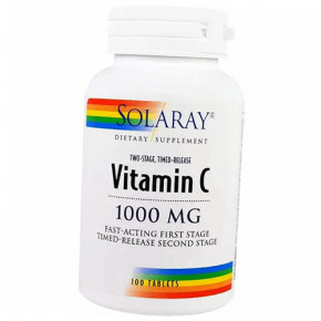      Solaray Two Stage Time Release Vitamin C 1000 100 (36411071)