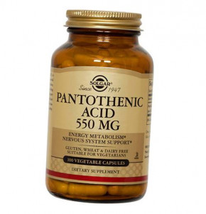  Solgar Pantothenic Acid 550 100 (36313121)