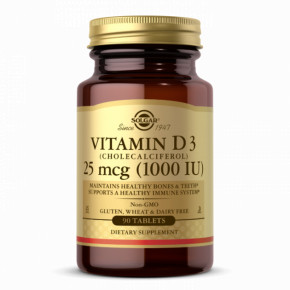  3 Solgar Vitamin D3 25  1000  90 