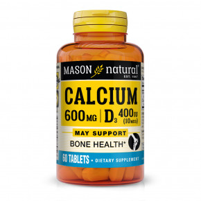  Mason Natural Calcium 600 mg Plus Vitamin D3 60  