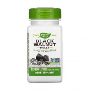  Natures Way Black Walnut Hulls 100 veg caps