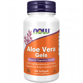  NOW Aloe Vera gels 100  