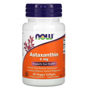  NOW Astaxanthin 4 mg 60  