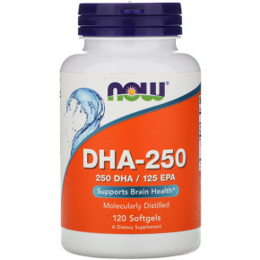  Now Foods DHA-250/125 EPA 120 softgels