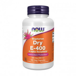  Now Foods Dry E-400 268 mg vegetarian 100 veg caps