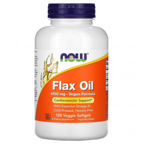  NOW Flax Oil 1000 mg 120  