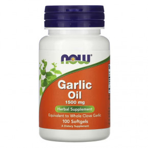  NOW Garlic Oil 1500 mg 100  