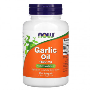  NOW Garlic Oil 1500 mg 250  