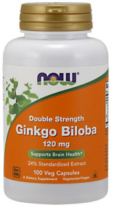  NOW Ginkgo Biloba Double Strength 120 mg 100   
