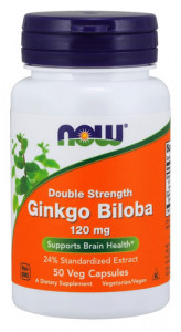  NOW Ginkgo Biloba Double Strength 120 mg 50   
