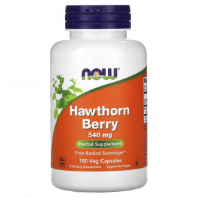  NOW Hawthorn Berry 540 mg 100  