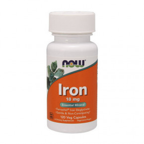  NOW Iron 18 mg 120 veg caps