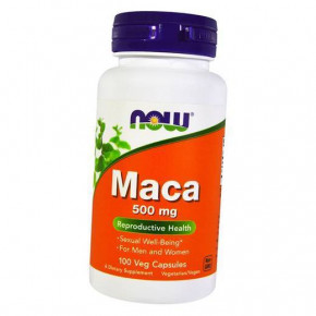  NOW Maca 500 mg Veg Capsules 100  (4384301175)