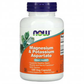  NOW Magnesium  Potassium Aspartate with Taurine 120  