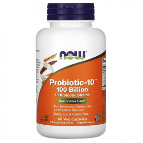  NOW Probiotic-10 100 billion 60  
