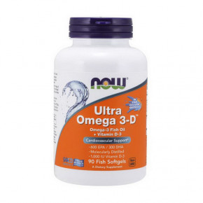  NOW Ultra Omega 3-D 90 fish softgels