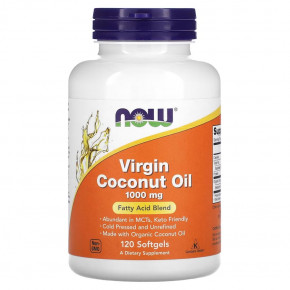  NOW Virgin Coconut Oil 1000 mg 120  