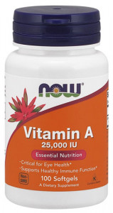  NOW Vitamin A 25000 IU 100   