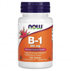  NOW Vitamin B1 100 mg 100  