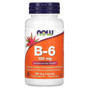  NOW Vitamin B6 100 mg 100  