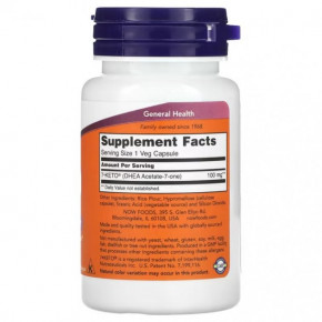 7- Now Foods (7-KETO DHEA) 100  60  (NOW-03013) 3