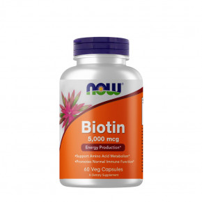    Now Foods Biotin 5000 mcg 60  (CN4448)