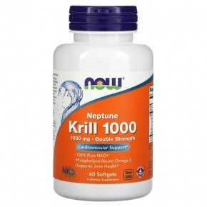   Now Foods (Neptune Krill Oil) 1000  60  (NOW-01627)