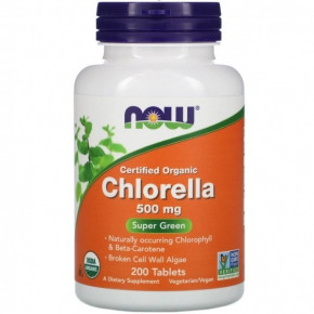    Now Foods (Organic Chlorella) 500  200  (NOW-02631)