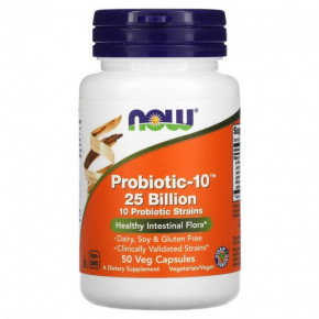  Now Foods (Probiotic-10) 25  50  (NOW-02926)