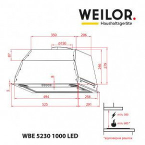   WEILOR WBE 5230 BL 1000 LED 4