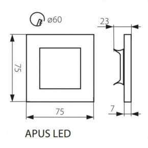   APUS LED AC-CW KANLUX 23801 3