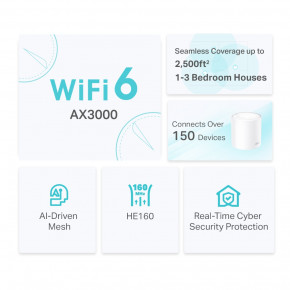 WiFi Mesh  TP-Link Deco X50 (1-pack) 6